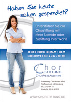 Chorstiftung, Anzeige “Spenden 1”, 1/1 Seite